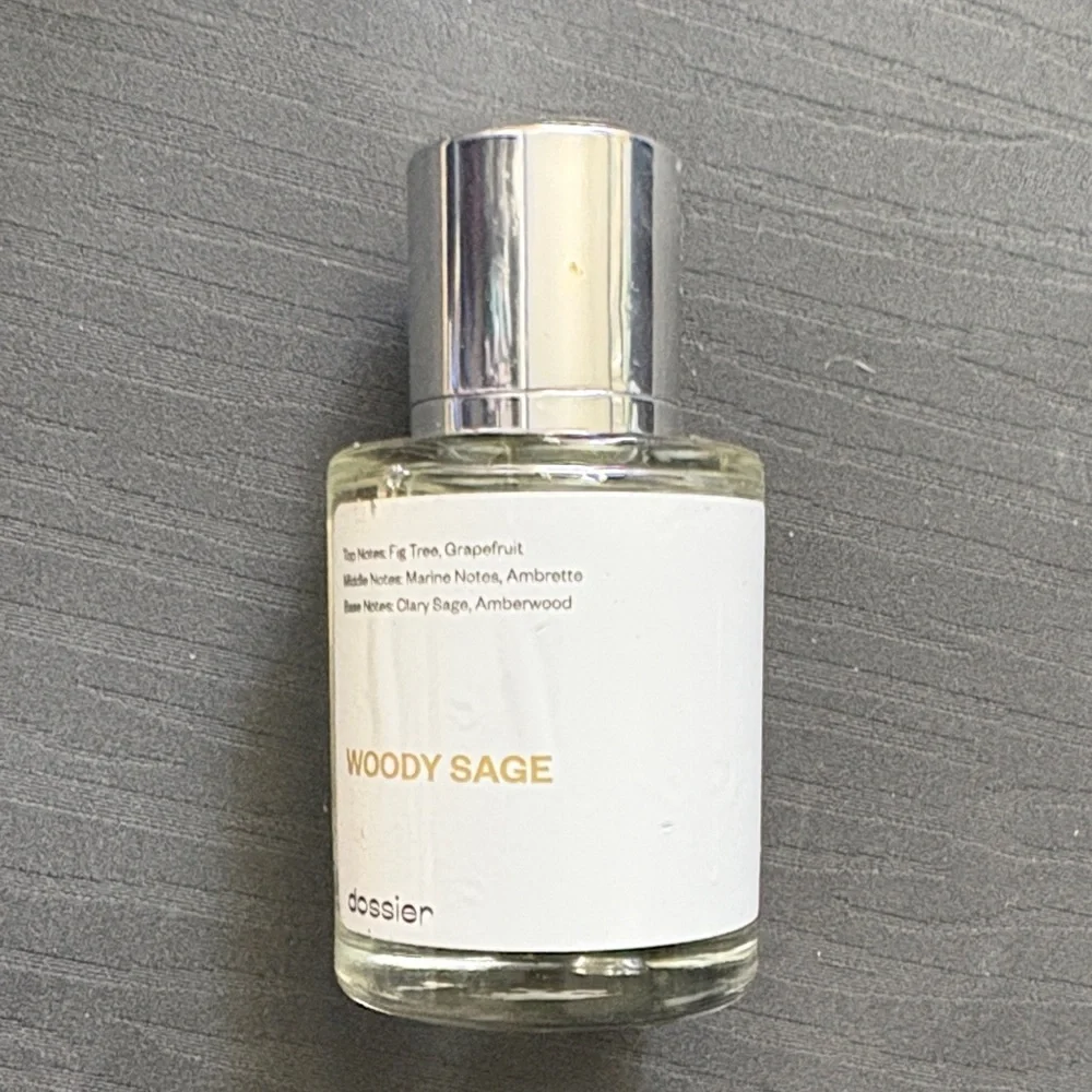 Dossier Woody Sage Eau de Parfum - White & Silver Bottle - Picture 1 of 2